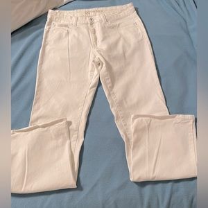 Thre3 size 10 white denim pants - bootcut